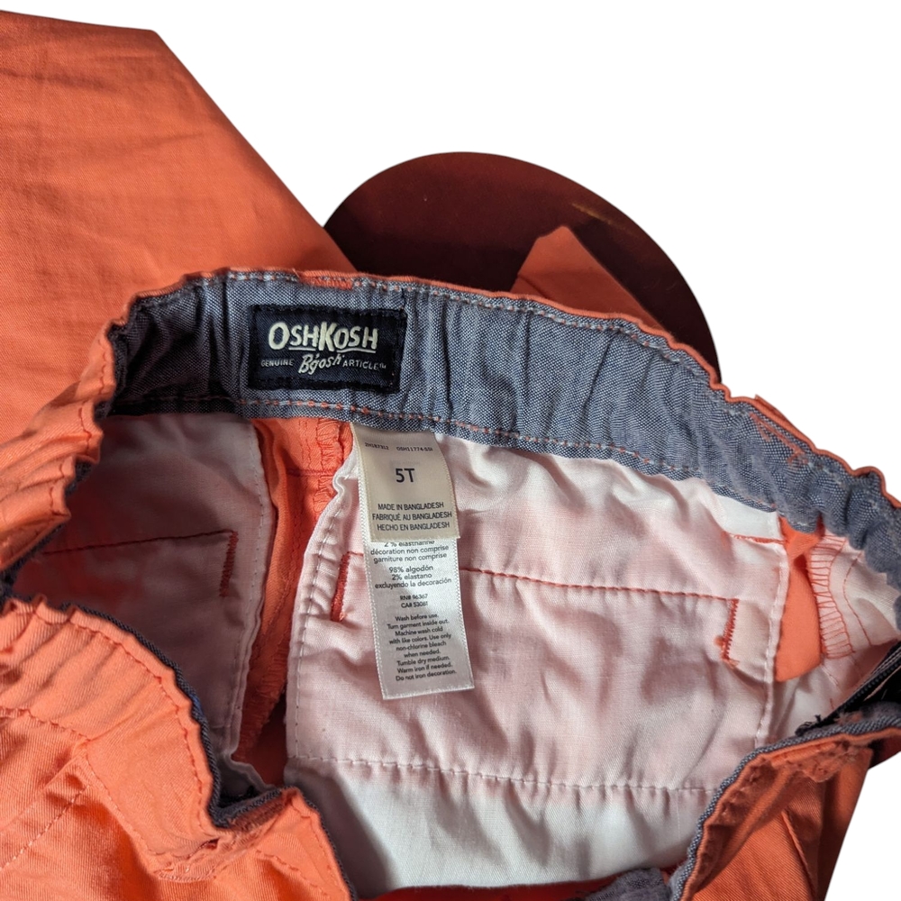 OshKosh B'gosh Coral Elastic Waist Shorts
